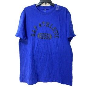 Gap Men's Blue Size L Shirt with Arch Logo (GAP ATHLETIC 1969)